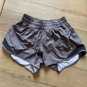lululemon athletica Charcoal Athletic Shorts size 4Tall